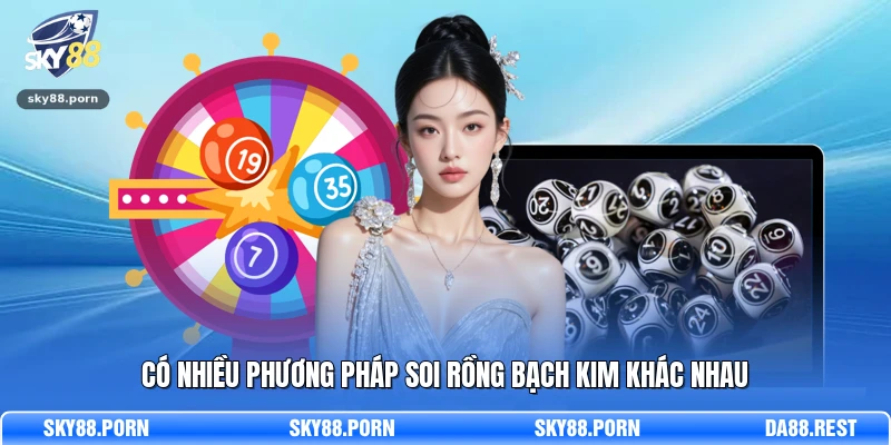 Có nhiều phương pháp soi Rồng Bạch Kim khác nhau