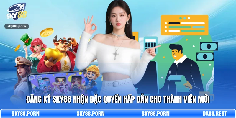 Đăng ký SKY88 nhận đặc quyền hấp dẫn cho thành viên mới