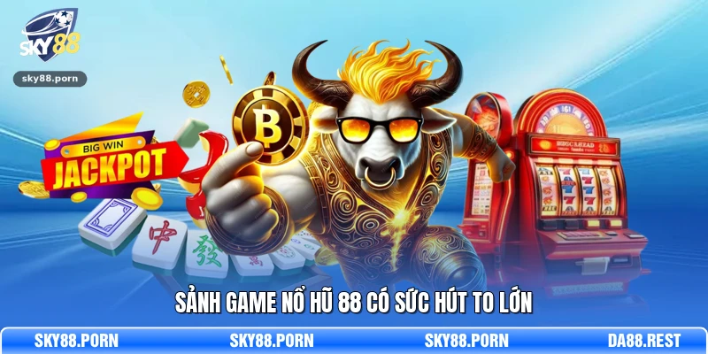 Sảnh game nổ hũ 88 có sức hút to lớn