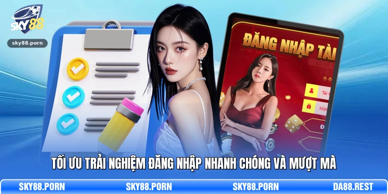 Tối ưu trải nghiệm đăng nhập nhanh chóng và mượt mà