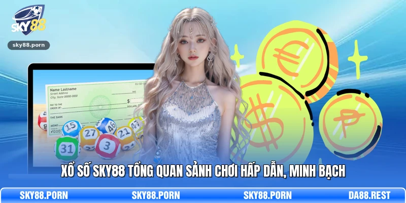Xổ số SKY88 tổng quan sảnh chơi hấp dẫn, minh bạch